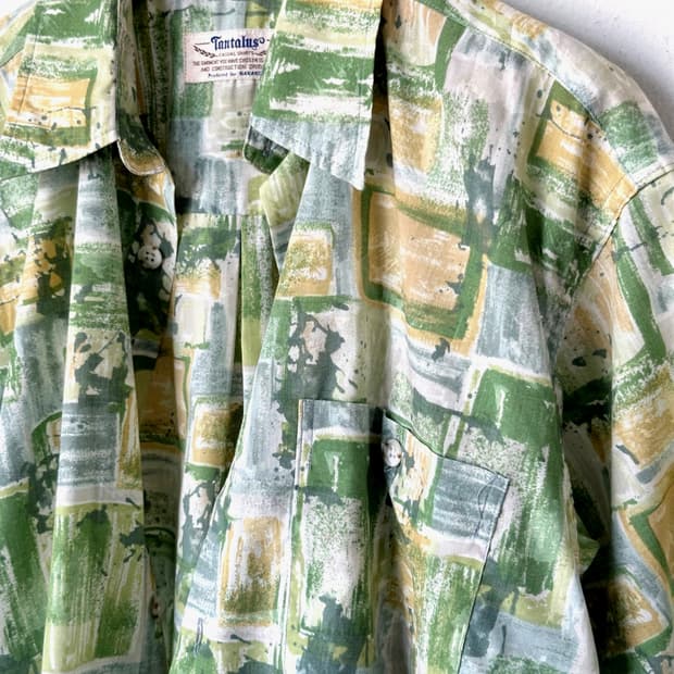 Light cotton poly pattern shirt