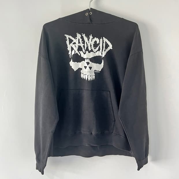 빈티지 00s Rancid 후드티셔츠