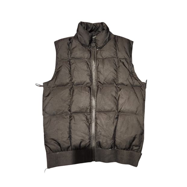 오프화이트 패딩 조끼 베스트 블랙 L