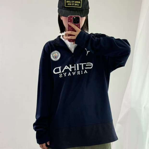 푸마 맨시티 트레이닝 탑