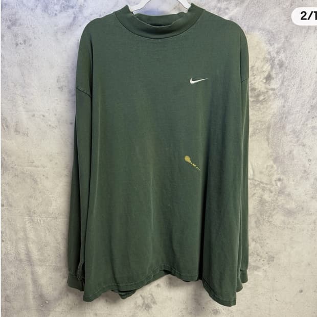 90s 나이키 롱슬리브 모크넥