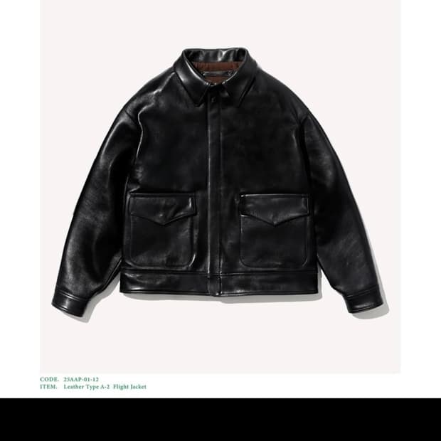 A.presse type a-2 leatherjacket