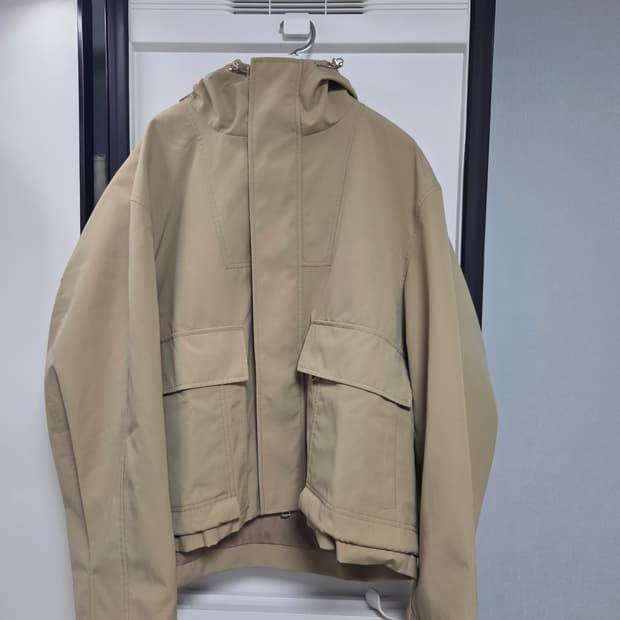 솔리드옴므 후드 쉘파카 50 베이지