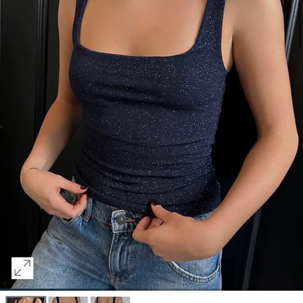 Subdued 스퀘어 넥 루렉스 상의 (삽니다)