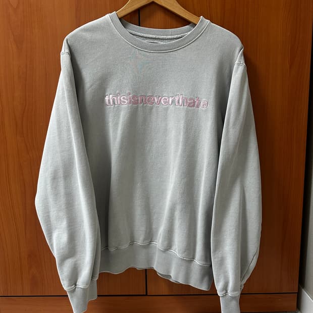 디스이즈네버댓 로고 크루넥 스웻셔츠(맨투맨)