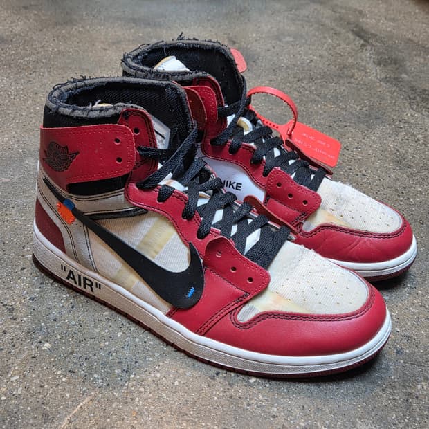나이키 조던 1 x 오프화이트 레트로 하이 시카고 더 텐 (290)