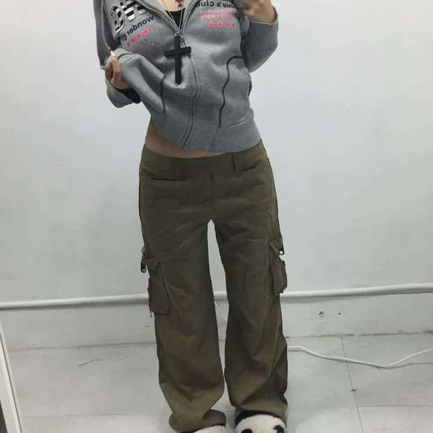 [a.v.v] 아베베 y2k 포켓 카고 팬츠