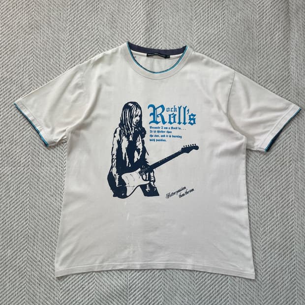 빈티지 밴드 Rock’n Rolls 반팔티셔츠 