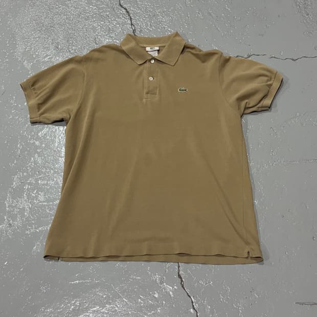 80s 빈티지 라코스테(LACOSTE)프랑스 싱글스티치pk셔츠(카라티)