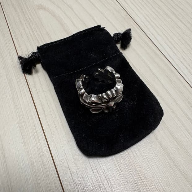 크롬하츠 더블 플로랄 링 us 10.5 반지