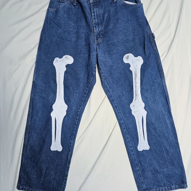 디키즈 본 커스텀 데님 워크 팬츠