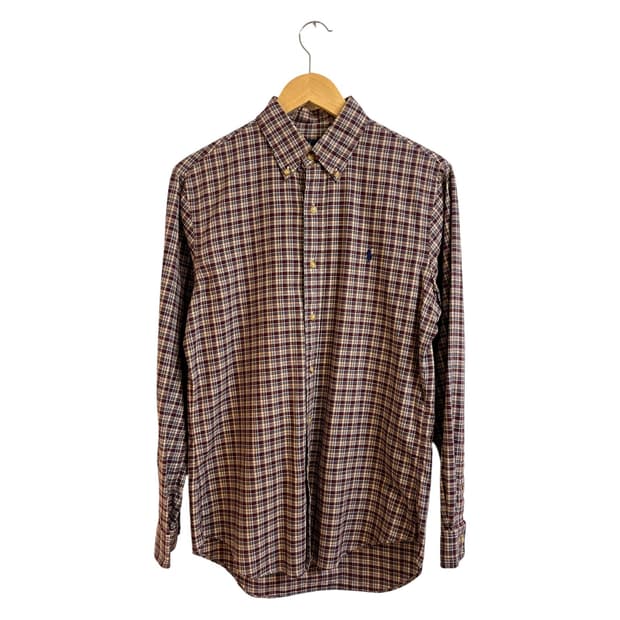 폴로 랄프로렌  타탄 체크 버튼다운 셔츠