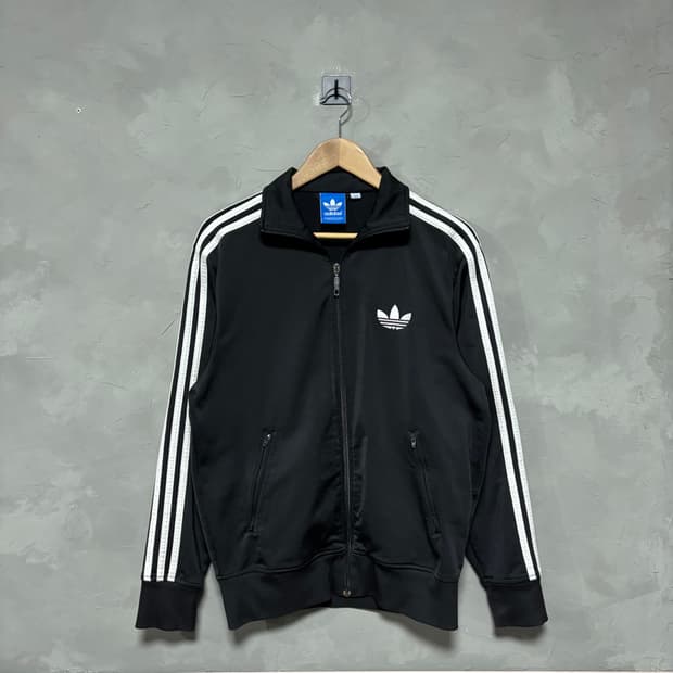 아디다스 파이어버드 져지 트랙탑 검정