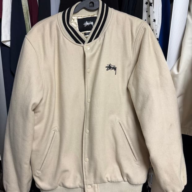 스투시 월드트라이브 바시티 자켓 M