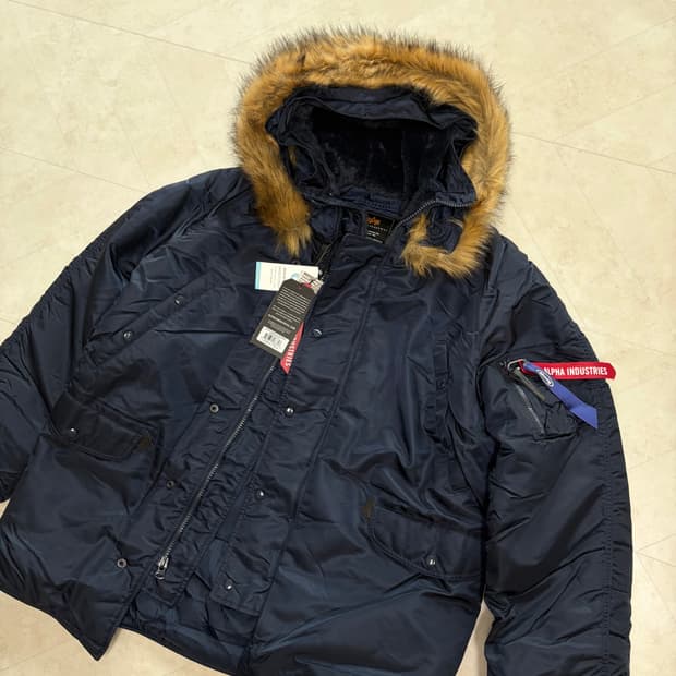 [새상품]알파인더스트리 x MMLG N-3B 파카 레플리카블루
