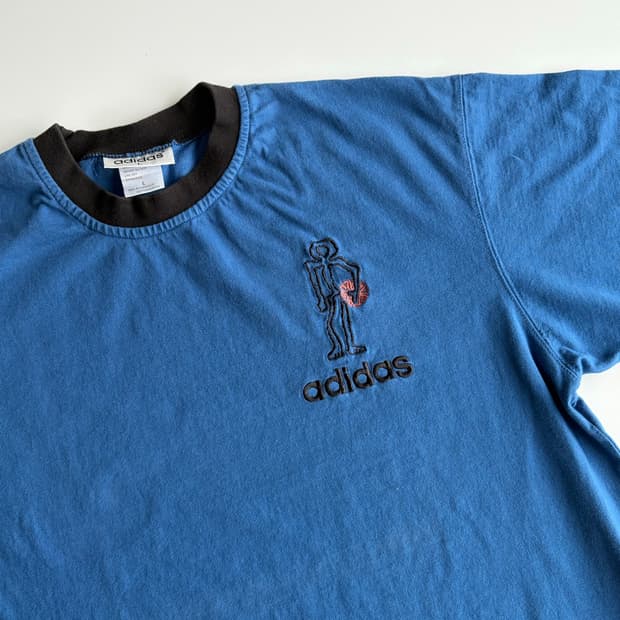 90s adidas 올드 아디다스 오리지널 빈티지 티셔츠 L (103)