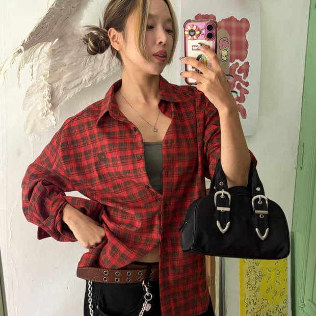 니들스 패던트 실버목걸이 (925)