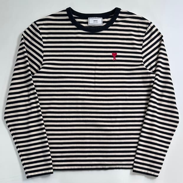 아미 스트라이프 롱 슬리브