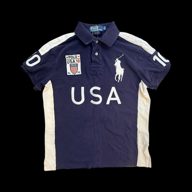 폴로 랄프 로렌 USA 빅포니 커스텀 핏 PK티