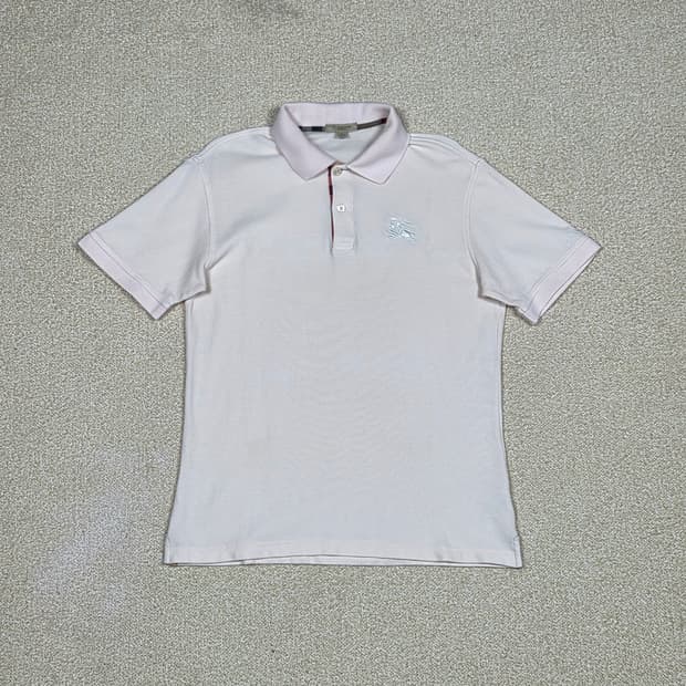 [버버리] 런던 기사 자수 피케 반팔 폴로 셔츠 | S00131