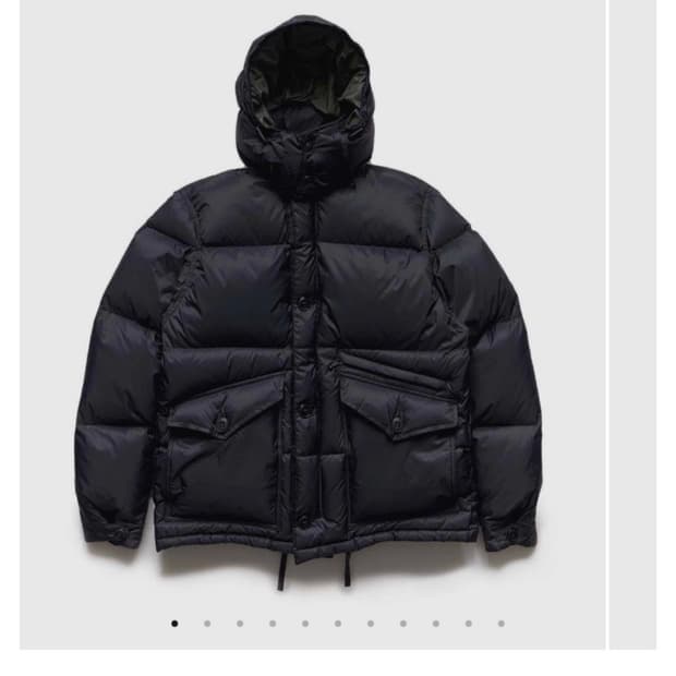 이스트로그 mk3 다운 패딩 블랙 L