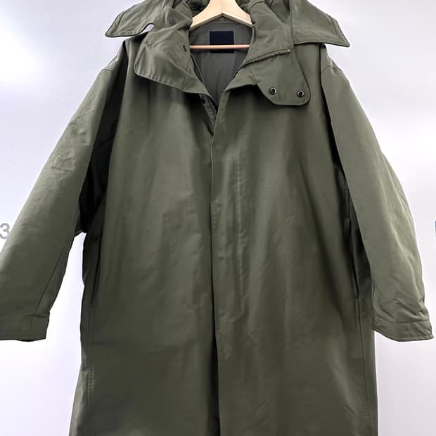 LAD MUSICIAN 피쉬테일 후드 코트 (카키, L)