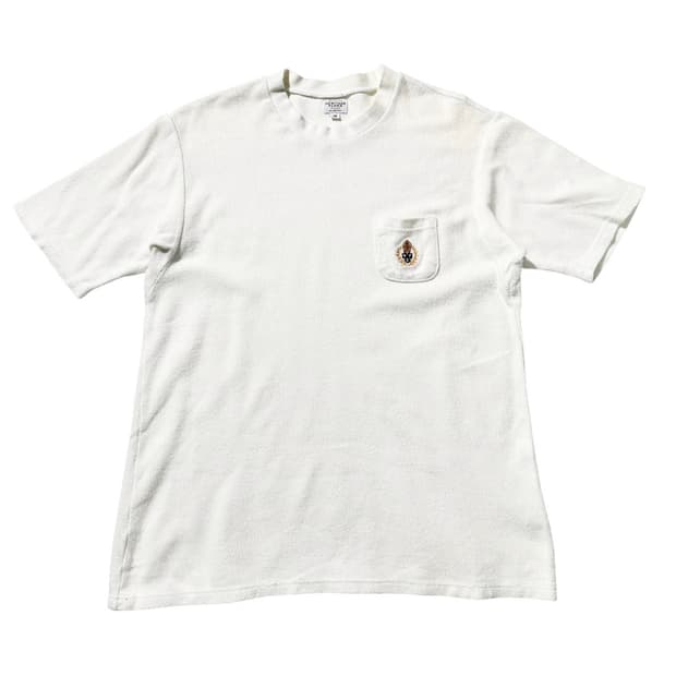 헤리티지플로스 크레스트 포켓 타월 반팔 티셔츠