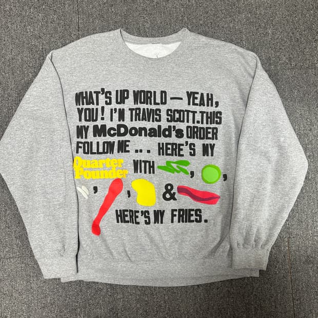 Cpfm 스캇x맥도날드 맨투맨 [XL]