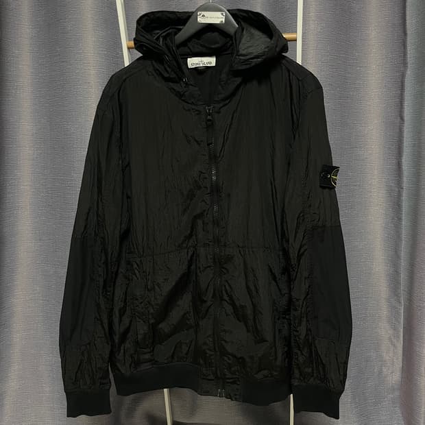3xl 스톤아일랜드 나일론 메탈 후드 바람막이