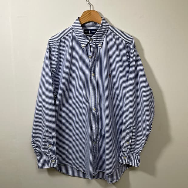 폴로Polo 코튼 스트라이프 셔츠L~XL - S15 