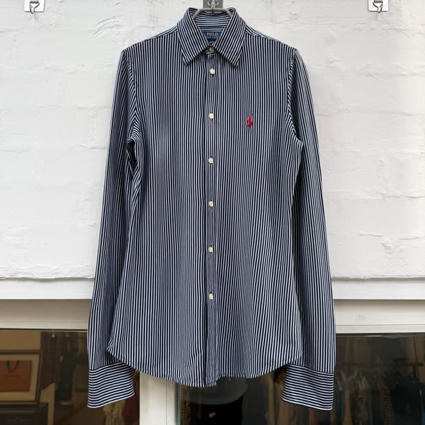 Polo Ralph Lauren 스트라이프 니트 드레스 셔츠 S