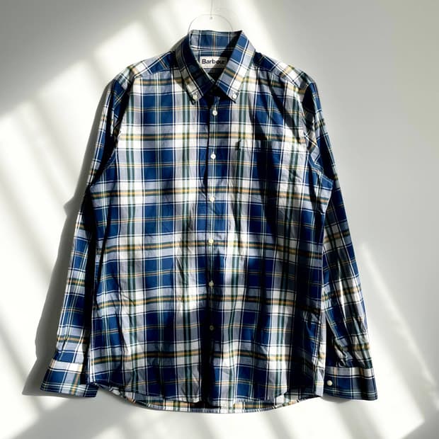 F1 바버 BARBOUR 체크셔츠 M사이즈