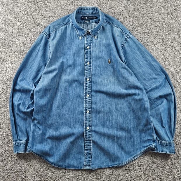 폴로랄프로렌 클래식 핏 데님 셔츠 (2XL) / 11267