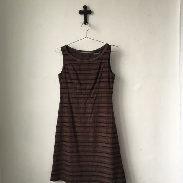 Stripe pattern onepiece