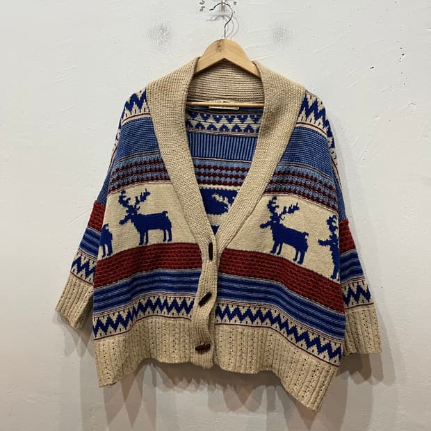 RIVET&SURGE 리벳앤서지 노르딕 루즈핏 가디건 우먼즈