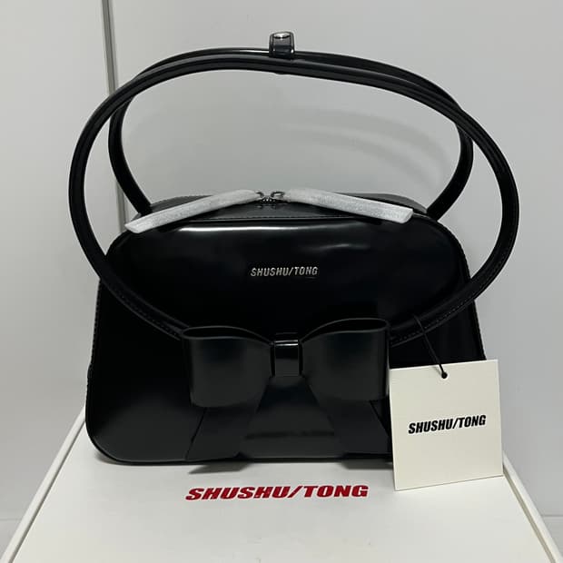 슈슈통 25fw 보우 레더 토트백/리본백