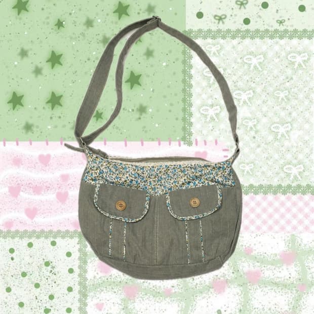 대대장 투포켓 잔꽃모리크로스백