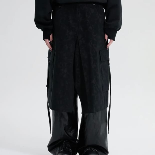 트리밍버드 Camo Bermuda Cargo Skirt 