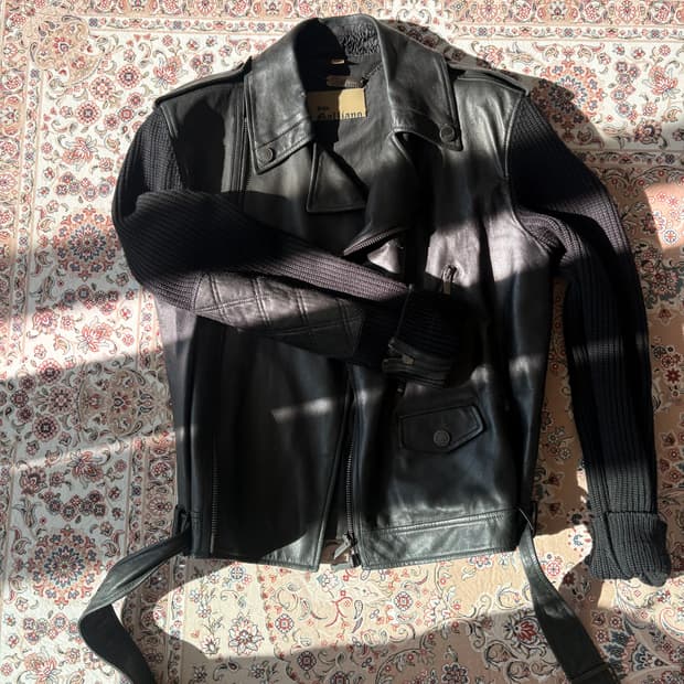 존 갈리아노 가죽 자켓