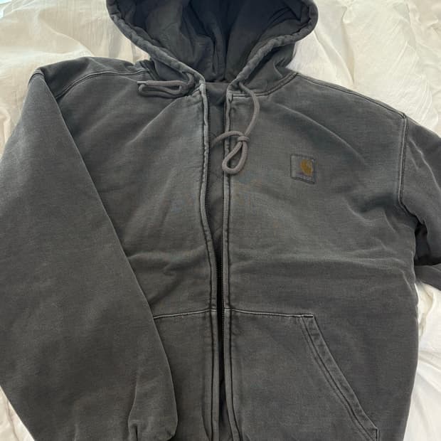 칼하트 누빔 후드집업