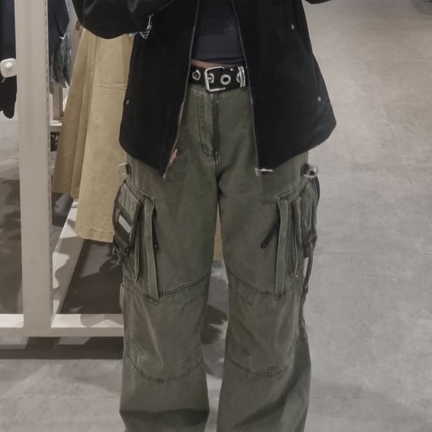 Tough jeansmith 카키 카고팬츠