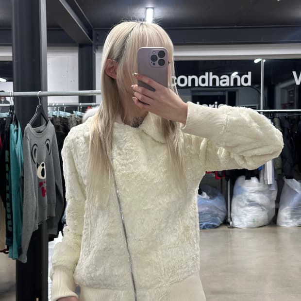 히스테릭 글래머 퍼 누빔 퍼자켓