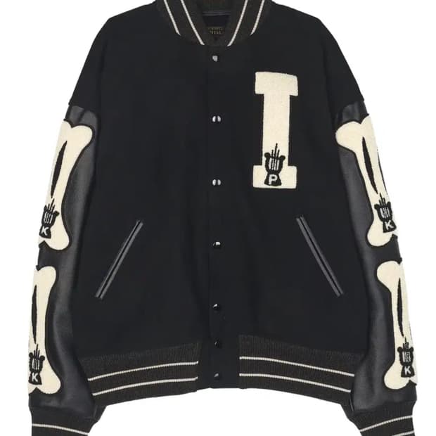 캐피탈 울 아이파이브 바시티 자켓 3사이즈