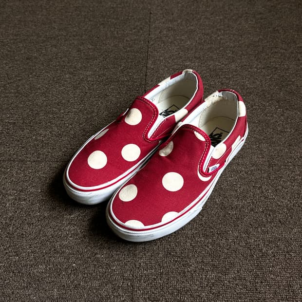Vans 폴카 도트 슬립온