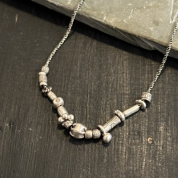 Musta karensilver mix Necklace