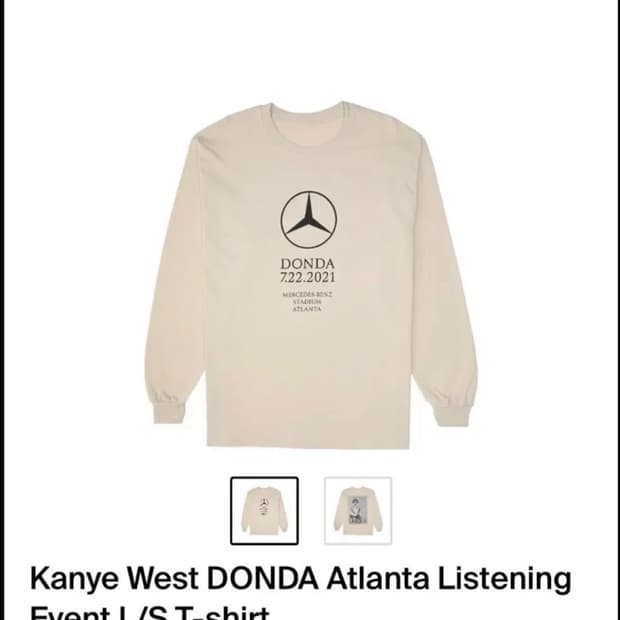 칸에 돈다 벤츠 롱슬리브 크림 라지