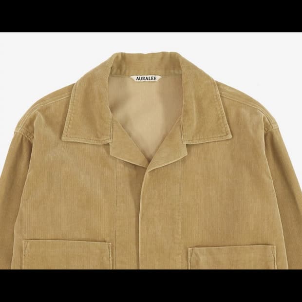 AURALEE 코듀로이 자켓