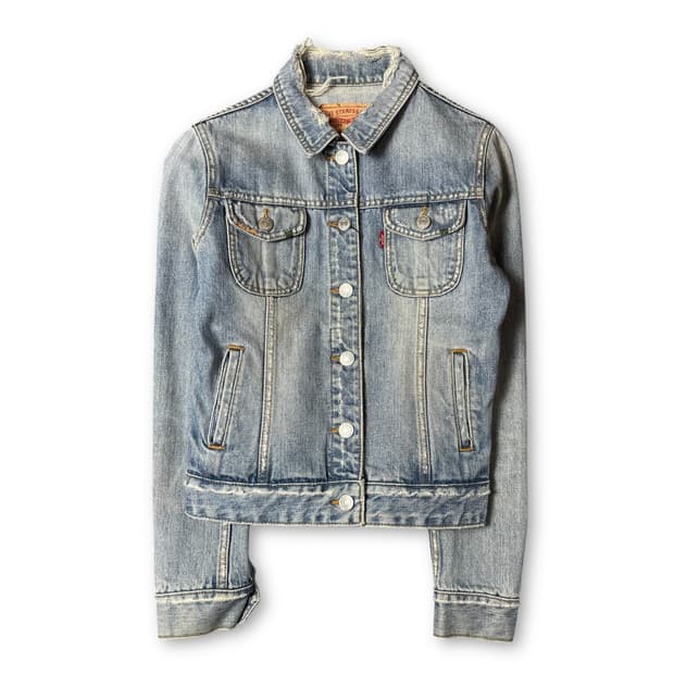 리바이스 78265 연청 투포켓 데님 자켓 90