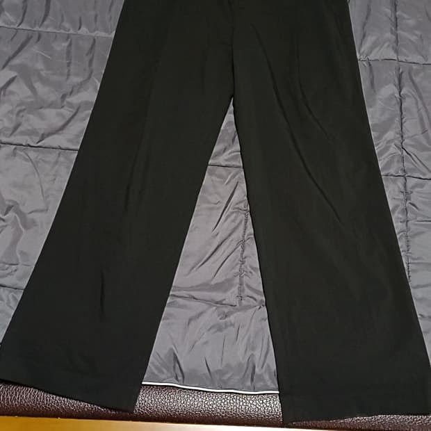 무신사 미사용 밴딩얇은슬랙스 34인치 기장106