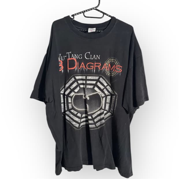 WU-TANG CLAN - 8 DIAGRAMS 빈티지 티셔츠